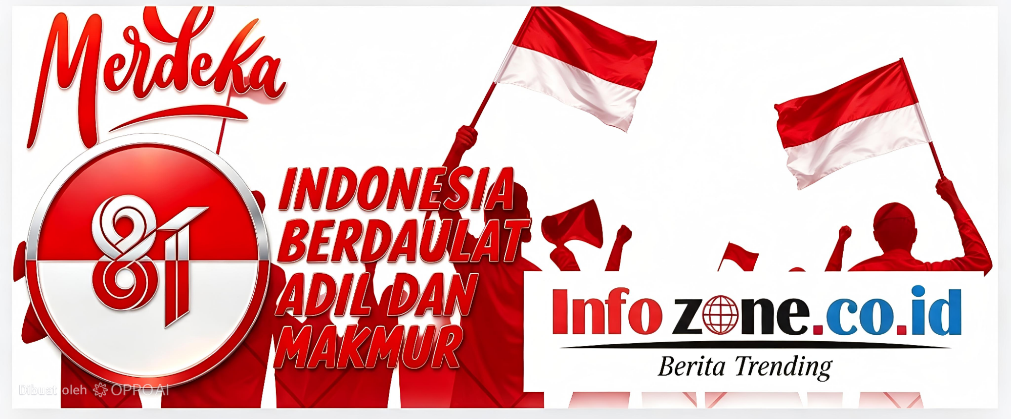Banner HUT Ke-81 RI Infozone
